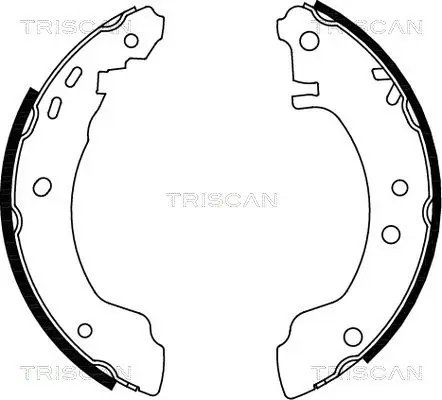 Handler.Part Brake shoe set TRISCAN 810014531 1