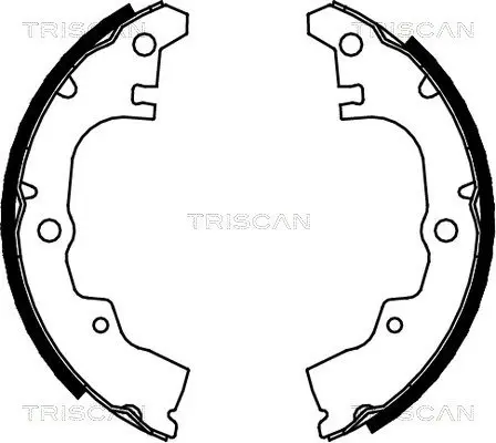 Handler.Part Brake shoe set TRISCAN 810041414 1