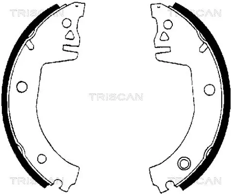 Handler.Part Brake shoe set TRISCAN 810050500 1