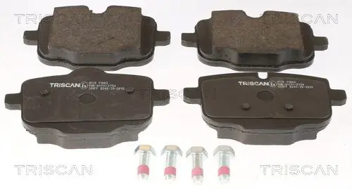 Handler.Part Brake pad set, disc brake TRISCAN 811011043 1