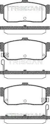 Handler.Part Brake pad set, disc brake TRISCAN 811014027 1