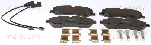 Handler.Part Brake pad set, disc brake TRISCAN 811016031 1