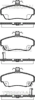 Handler.Part Brake pad set, disc brake TRISCAN 811017020 1