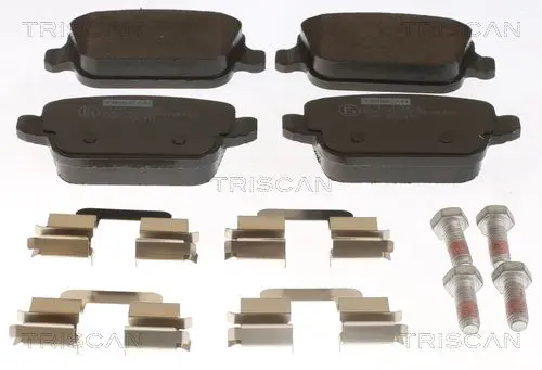 Handler.Part Brake pad set, disc brake TRISCAN 811017024 1