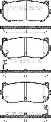 Handler.Part Brake pad set, disc brake TRISCAN 811018003 1