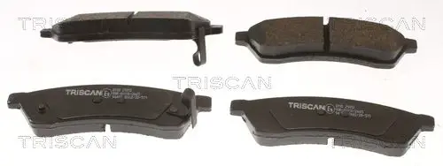 Handler.Part Brake pad set, disc brake TRISCAN 811021012 1