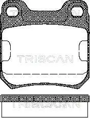 Handler.Part Brake pad set, disc brake TRISCAN 811024866 1