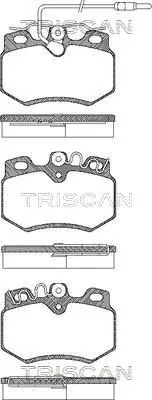 Handler.Part Brake pad set, disc brake TRISCAN 811028850 1