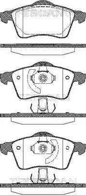 Handler.Part Brake pad set, disc brake TRISCAN 811029013 1