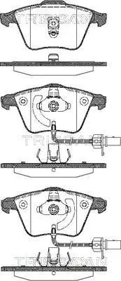 Handler.Part Brake pad set, disc brake TRISCAN 811029053 1