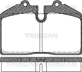 Handler.Part Brake pad set, disc brake TRISCAN 811029155 1