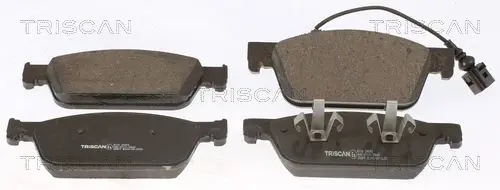 Handler.Part Brake pad set, disc brake TRISCAN 811029092 1