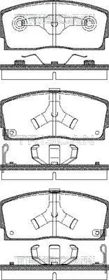 Handler.Part Brake pad set, disc brake TRISCAN 811041917 1