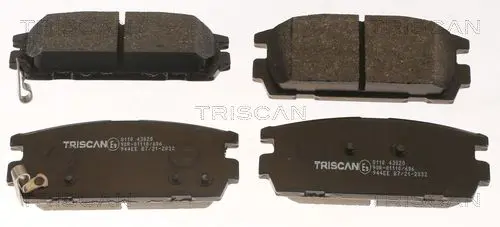 Handler.Part Brake pad set, disc brake TRISCAN 811043020 1