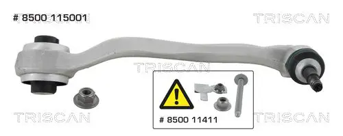 Handler.Part Track control arm TRISCAN 8500115001 1