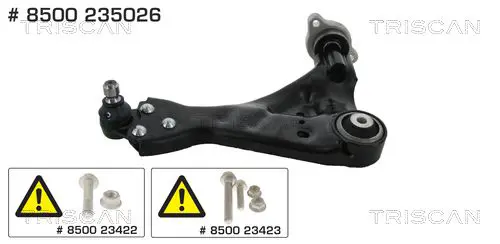 Handler.Part Track control arm TRISCAN 8500235026 1