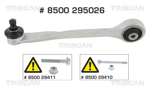 Handler.Part Track control arm TRISCAN 8500295026 1