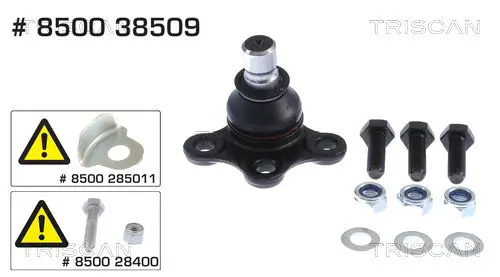 Handler.Part Ball joint TRISCAN 850038509 1