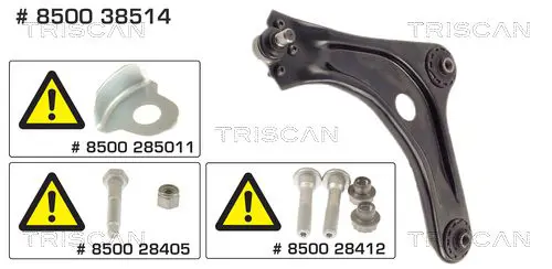 Handler.Part Track control arm TRISCAN 850038514 1