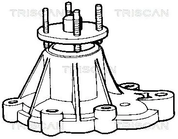 Handler.Part Water pump TRISCAN 860013863 2