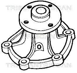 Handler.Part Water pump TRISCAN 860013865 2