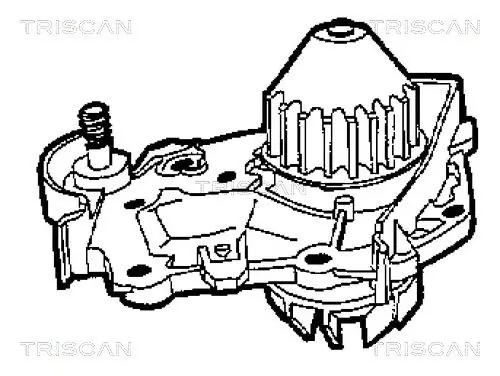 Handler.Part Water pump TRISCAN 860025010 2