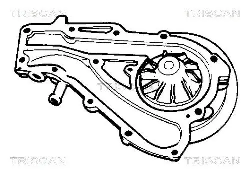 Handler.Part Water pump TRISCAN 860025814 2