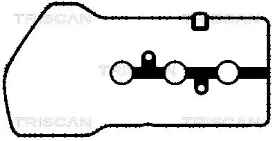 Handler.Part Gasket, cylinder head cover TRISCAN 5151809 1