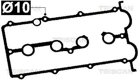 Handler.Part Gasket, cylinder head cover TRISCAN 5154051 1