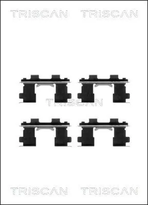 Handler.Part Accessory kit, disc brake pads TRISCAN 8105101620 1