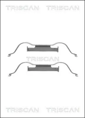 Handler.Part Accessory kit, disc brake pads TRISCAN 8105101626 1