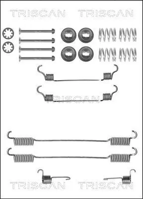 Handler.Part Accessory kit, brake shoes TRISCAN 8105102572 1