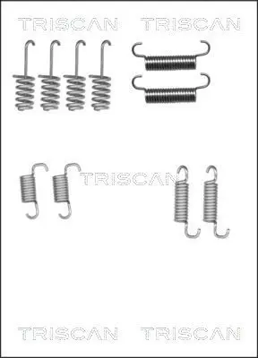 Handler.Part Accessory kit, parking brake shoes TRISCAN 8105102616 1