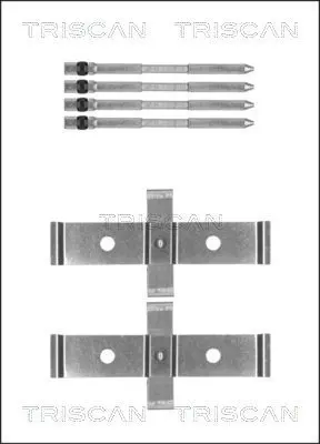 Handler.Part Accessory kit, disc brake pads TRISCAN 8105121570 1