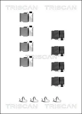 Handler.Part Accessory kit, disc brake pads TRISCAN 8105131624 1