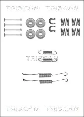 Handler.Part Accessory kit, brake shoes TRISCAN 8105132587 1