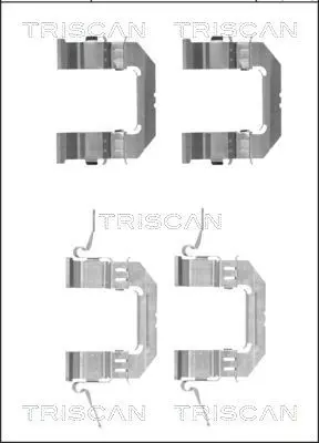 Handler.Part Accessory kit, disc brake pads TRISCAN 8105141600 1