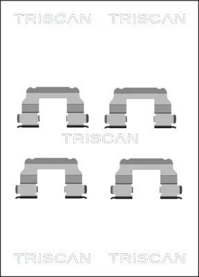 Handler.Part Accessory kit, disc brake pads TRISCAN 8105151349 1