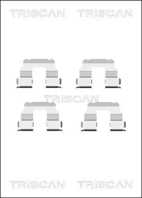 Handler.Part Accessory kit, disc brake pads TRISCAN 8105151350 1