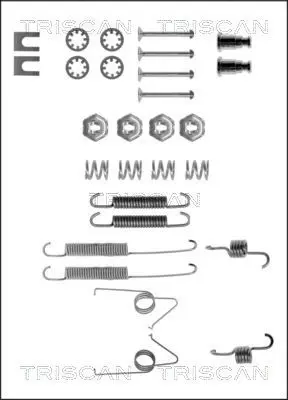 Handler.Part Accessory kit, brake shoes TRISCAN 8105162049 1