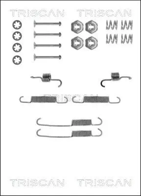 Handler.Part Accessory kit, brake shoes TRISCAN 8105162541 1