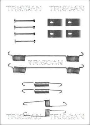 Handler.Part Accessory kit, brake shoes TRISCAN 8105182004 1