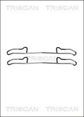 Handler.Part Accessory kit, disc brake pads TRISCAN 8105241536 1