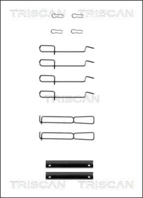 Handler.Part Accessory kit, disc brake pads TRISCAN 8105251594 1