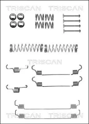 Handler.Part Accessory kit, brake shoes TRISCAN 8105282570 1