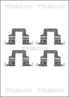 Handler.Part Accessory kit, disc brake pads TRISCAN 8105291613 1