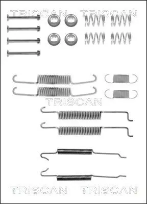 Handler.Part Accessory kit, brake shoes TRISCAN 8105292547 1