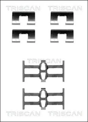 Handler.Part Accessory kit, disc brake pads TRISCAN 8105401614 1