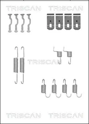 Handler.Part Accessory kit, parking brake shoes TRISCAN 8105402540 1