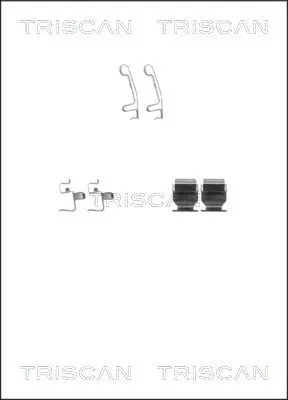 Handler.Part Accessory kit, disc brake pads TRISCAN 8105411606 1